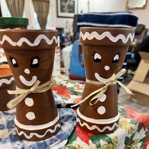 Christmas gingerbread terra cotta